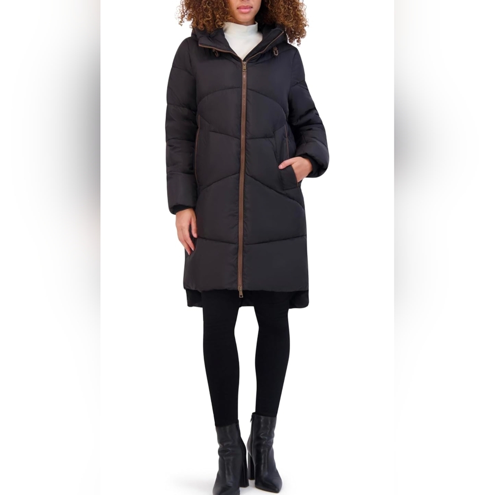 Andrew Marc Black Puffer Coat